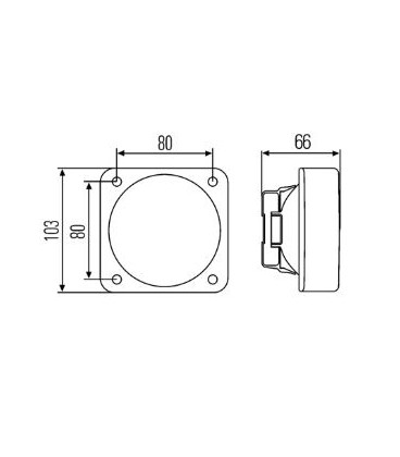 PHARE DE TRAVAIL ADAPTABLE CASE IH 134672400 1GA 996 020-001 1GA996020001 1GA996020-001