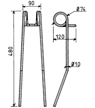 DENT DE SEMOIR RAU SICAM GW259 ADAPTABLE