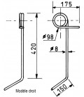 DENT DE SEMOIR NODET FLE3042 FLE3041 GW349 GW348 ADAPTABLE