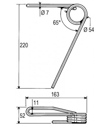 DENT DE SEMOIR SULKY 909007 GW146 ADAPTABLE