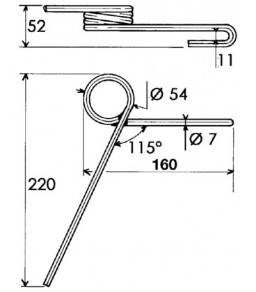 DENT DE SEMOIR SULKY 909008 GW107 ADAPTABLE