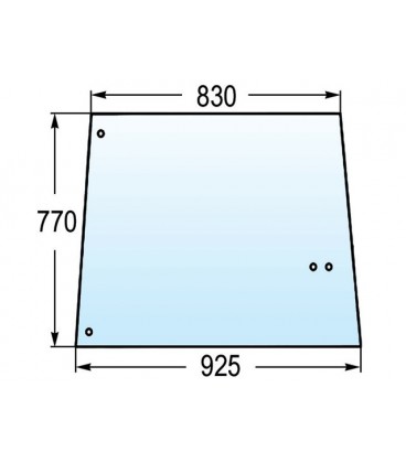 VITRE LATERALE PLATE JOHN DEERE L57977, L55040