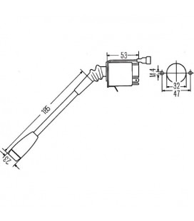 COMMODO MULTIFONCTION KLAXON ECLAIRAGE ADAPTABLE DEUTZ ET FENDT 04308177 4308177 4308177EC102449 X830240136000