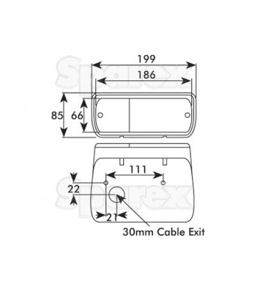 FEU AVANT GAUCHE CASE IH FIAT FORD NEW HOLLAND 5172682 , SF5172682