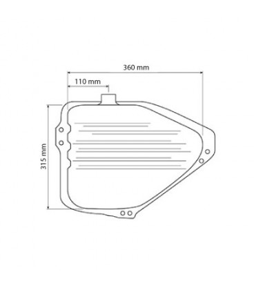 RESERVOIR CARBURANT ADAPTABLE FORD 83935630