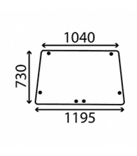 PARE BRISE OUVRANT PLAT ADAPTABLE FORD NEW HOLLAND 83956746 89403102 E3NN9403102BB