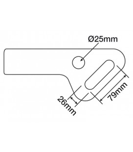 CHANDELLE DE RELEVAGE ADAPTABLE MASSEY FERGUSON 3581996M93