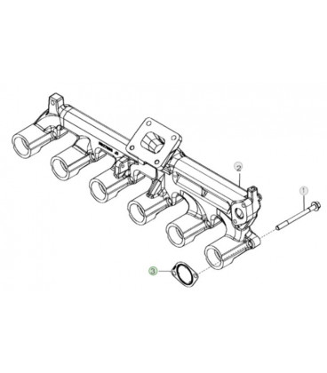 JOINT DE COLLECTEUR JOHN DEERE R519488