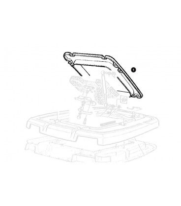 TOIT DE CABINE AVEC TOIT OUVRANT CABINE COMFORTGARD JOHN DEERE AL80023