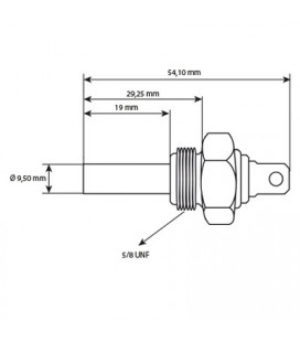 SONDE DE TEMPERATURE MOTEUR ADAPTABLE MASSEY FERGUSON ET LANDINI 1877731M92 1877731M93 963418M1 969606M2