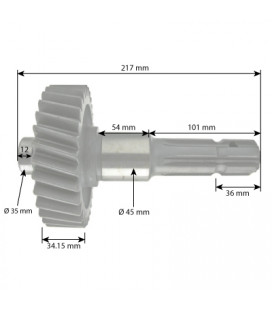 ARBRE DE PRISE DE FORCE ADAPTABLE CASE IH 3402751R1