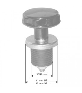 BOUCHON D'HUILE MOTEUR ADAPTABLE TRACTEURS FORD ET FIAT 83907851 D5NN6N609A