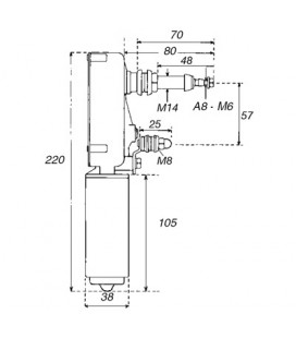 MOTEUR D'ESSUIE GLACE ADAPTABLE MASSEY FERGUSON SERIES 300 3597357M92