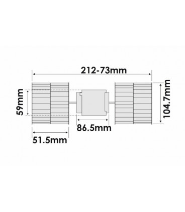 MOTEUR DE VENTILATION ADAPTABLE DEUTZ SERIES DX 07 04339305 04317577