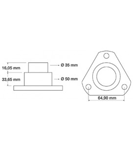 AXE DE PIVOT DE PONT AVANT CARRARO 709 ADAPTABLE CASE IH FORD 81863173 1995414C1 CAR125149