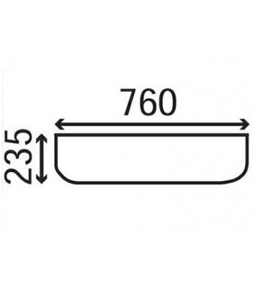 VITRE ARRIERE INFERIEURE FENDT 515810050010 ADAPTABLE