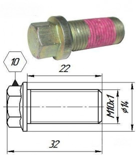 BOULON MANITOU M10X22 231625