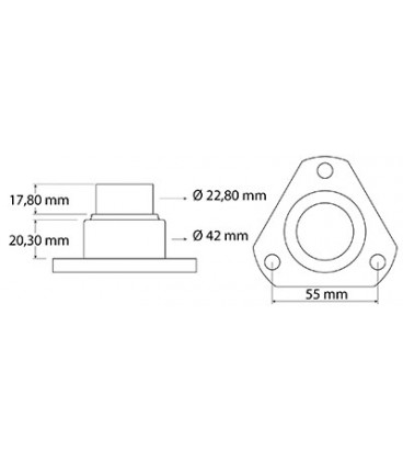 PIVOT DE PONT AVANT ZF APL325 ADAPTABLE TRACTEURS FORD CASE IH 81428C1 83946561 E1NN3B626AA ZP4472351239