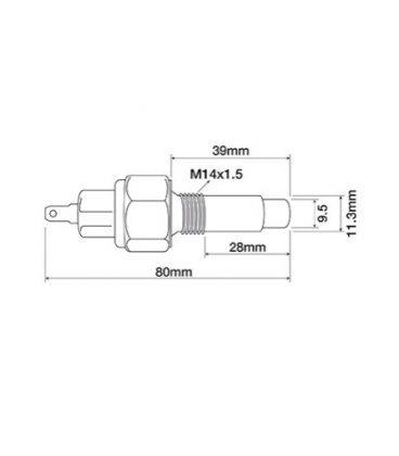 SONDE DE TEMPERATURE ADAPTABLE FENDT X830240011000 H198903020010