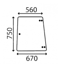 VITRE LATERALE ADAPTABLE FENDT 178810110050