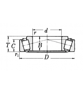 ROULEMENT DE PIVOT DE PONT AVANT ADAPTABLE FENDT F198300020481