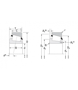 ROULEMENT DE PIVOT DE PONT AVANT ADAPTABLE FENDT F198300020481