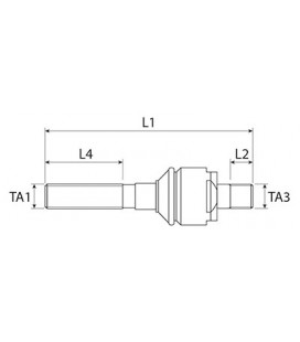 ROTULE DE DIRECTION DEUTZ SAME JOHN DEERE 04401801 AL160202 AL160543 AL209419 AL177968, AL116020