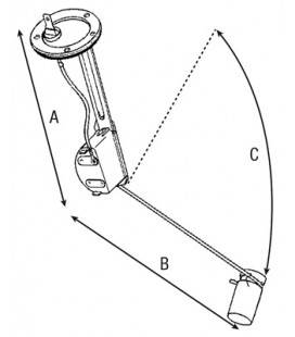 CAPTEUR DE JAUGE A CARBURANT ADAPTABLE FIAT WINNER 5154939