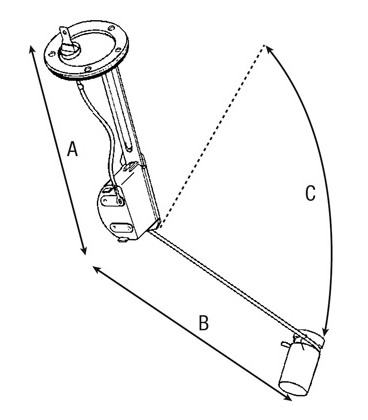 CAPTEUR DE JAUGE A CARBURANT ADAPTABLE FIAT WINNER 5154939