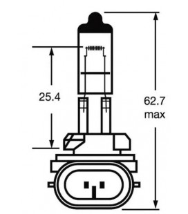 AMPOULE 12.8V 50W HALOGENE ADAPTABLE FIAT NEW HOLLAND FORD JOHN DEERE R136239 139119A1 82004449 87778088