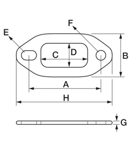 JOINT DE COLLECTEUR D'ÉCHAPPEMENT ADAPTABLE DEUTZ 02230704 04157248 04233975