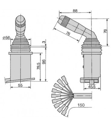 COMMODO D'ECLAIRAGE ADAPTABLE FIAT 5144684 5167538 5178463