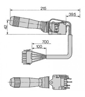 COMMODO D'ECLAIRAGE ADAPTABLE FIAT NEW HOLLAND 5167258 01282000