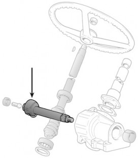 ARBRE PRIMAIRE DE BOITIER DE DIRECTION ADAPTABLE FIAT SOMECA 4988560 599711 87569163