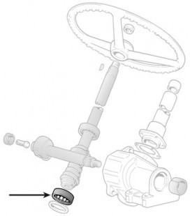 ROULEMENT SUPERIEUR DE COLONNE DE DIRECTION ADAPTABLE FIAT SOMECA 87569474 998933