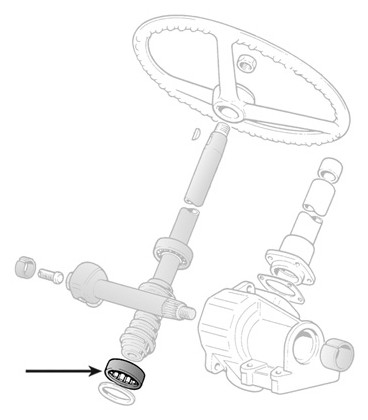 ROULEMENT SUPERIEUR DE COLONNE DE DIRECTION ADAPTABLE FIAT SOMECA 87569474 998933