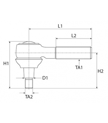 ROTULE DE VERIN ADAPTABLE DEUTZ 02339941 2339941