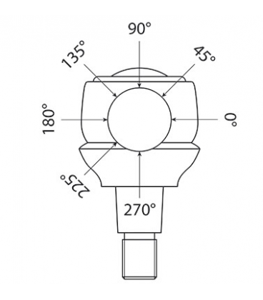 ROTULE DE BARRE DE DIRECTION ADAPTABLE DEUTZ 0237 1245 2371245 K2371245