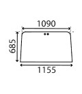 PARE-BRISE PLAT CASE IH - TEINTÉ  3113554R2, MC3113554R2, 3113554R1