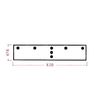 VITRE ARRIÈRE INFÉRIEURE CASE IH - PLATE - CLAIRE 1328504C1, 1537173C1, MC1537173C1