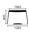 PARE-BRISE BOMBÉ CASE IH - TEINTÉ 1330875C1, 248715A1, MC248715A1