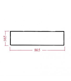 VITRE ARRIÈRE INFÉRIEURE CASE IH - PLATE - CLAIRE 1981934C1, MC1981934C1
