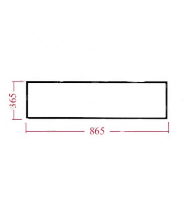 VITRE ARRIÈRE INFÉRIEURE CASE IH - PLATE - CLAIRE 1981934C1, MC1981934C1