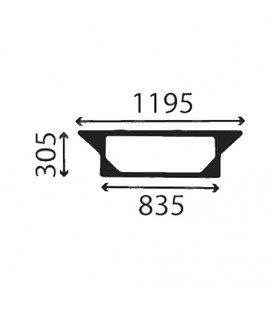 VITRE ARRIÈRE INFÉRIEURE CASE IH - PLATE - TEINTÉE  134671015, 134671076, 134671086, 134671086N, 47106797, 47110846