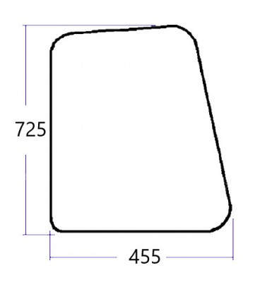 ITRE LATÉRALE DROITE CASE IH NEW HOLLAND ET STEYR - PLATE - TEINTÉE 47130822, 87352415