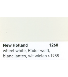 PEINTURE BLANCHE JANTES NEW HOLLAND RAL1260 400ML OU 1L