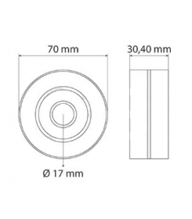 POULIE DE RENVOI ADAPTABLE CLAAS RENAULT JOHN DEERE AL112293 AL113385 AL116368