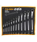 KIT 12 CLES POLYGONALES TOLSEN 6 A 32 MM