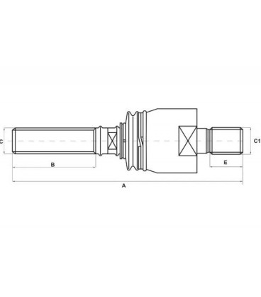 ROTULE AXIALE M18 X 1.5 ADAPTABLE RENAULT 112515A1 2026046 6000103044 90007805 FRA0200350450