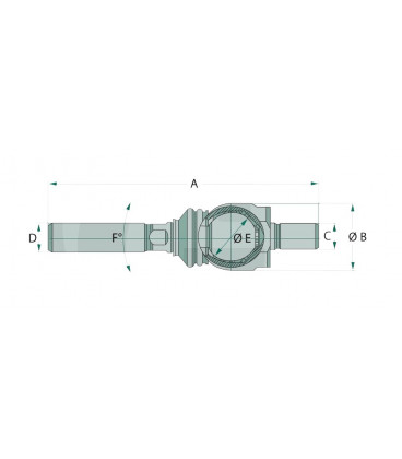 ROTULE AXIALE ADAPTABLE JOHN DEERE AL220297